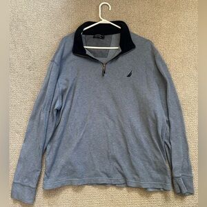 Nautica blue Gray Knit Sweater